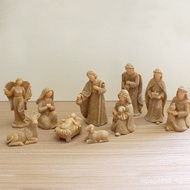 Ten Cross-Border Manger Character Decoration Manger Decoration Ready Stock Scene Entrance Resin Batc
