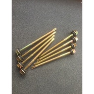 Double-Wave Screw 10x79mm Steel Pipe (Pack Of 50)