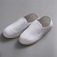 ESD Cleanroom Shoes PVC Canvas (Full White) - ESD Antistatic Safety Shoes