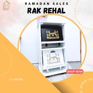 Rak Rehal Kayu wooden kayu harga kilang MUAT UNTUK 10 REHAL MASJID SURAU