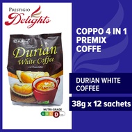 Coppo Malaysia Penang Original 4 in 1 Durian White Coffee 456g