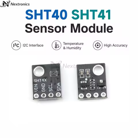 1/3/5/10PCS SHT40 SHT41 Digital Temperature Humidity Sensor Module I2C High Precision for Arduino ES