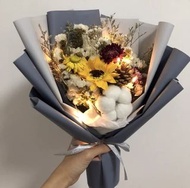 （人地賣$3xx）現貨🔥 木棉花 太陽花 松果 乾花 永生花 香皂花 假花 仿真花 聖誕 畢業 生日 紀念 女朋友 禮物 花束（爽快買家送燈串 文盲不回🤧‼️）