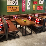 Bar Dining Commercial Music Table Chair Combination Barbecue Coffee Shop Sofa Hot Pot Deck Industria