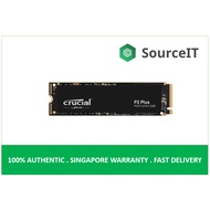 Crucial P3 Plus 1000GB 3D NAND NVMe PCIe M.2 SSD | P/N: CT1000P3PSSD8 - 5 Years Limited Local Warranty