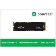 Crucial P3 Plus 1000GB 3D NAND NVMe PCIe M.2 SSD | P/N: CT1000P3PSSD8 - 5 Years Limited Local Warran