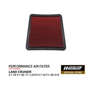 Land Cruiser 5.7 V8 F/I '08-'17, LX570 5.7 V8 F/I '08-'16 - Works Engineering Performance Washable D