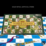 SNAKE & LADDERS BOARD GAMES FUN GAME FAMILY GATHERING ACTIVITIES GAME SUITABLE FOR CHILDREN AND ADUL