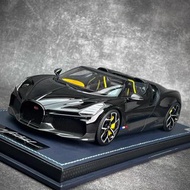 🔥新品到貨🔥全新 🇮🇹意大利製造 MR 1:18 Bugatti W16 Mistral (Black) 高端樹脂車模型