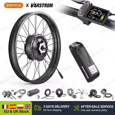 BAFANG G062 Wheel Hub Motor 48V 1000W 26/20inch x 4.0" Fat Tire Rear Disc Brake Driver Conversion Ki