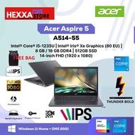 ready ACER ASPIRE 5 SLIM A514 55 537X - I5 1235U 8GB 512SSD IRISXE