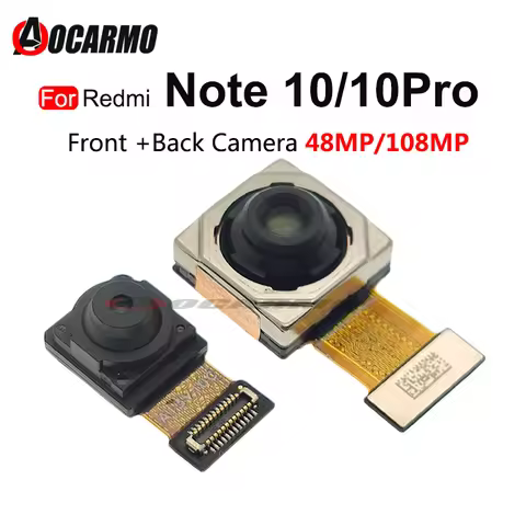Rear Camera For Xiaomi Redmi Note 10 Pro Note10 4G Big Back Wide Angle+Macro+Front Camera Flex Repla