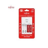 Fujitsu Eco Pack Basic Charger with 2pcs AA 950mah Battery Set (FCT345CEFXL (B))