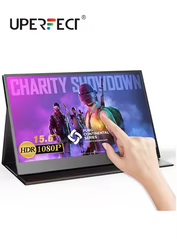 UPERFECT 1080P Portable Gaming Monitor 15.6-inch Touchscreen For Xbox One X Xbox One S PlayStation 4