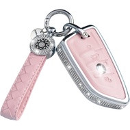 for BMW Key Fob Cover Case Keychain, Leather Shell Cover Compatible with BMW 2 5 6 7 X1 X2 X3 X5 X6 
