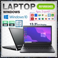 (Refurbished)Toshiba dynabook R73 Laptop / 13.3" inch Display / Intel Core i5-6th GEN / 8GB RAM / 12