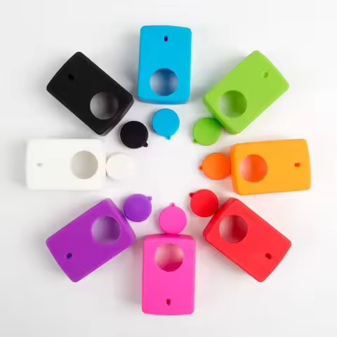 Protective Silicone Case Lens Cover Rubber Shell For xiaomi yi II 2 4K Action Camera 2 lens cover op