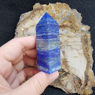 แท่งหินสี่เหลี่ยมลาพิสลาซูลี หินลาพิสลาซูลี หินก้อนลาพิสลาซูลี หินลาพิสลาซูลี(Lapis Lazuli)ยาว 7 ซม.หน้ากว้าง 2.4 ซม.หนา 1.9 ซม.น้ำหนัก  80 g.