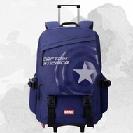 9.9 Tas ransel anak laki laki tas sekolah anak TK SD tas troli anak marvel gesper anak tas dorong ta