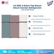 LG 360L/493L Doors Smart Inverter Refrigerator GN-B332PBGB / GN-B332PMGB / GN-B332PPGB | Door Coolin
