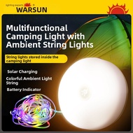 WARSUN | Waterproof Portable Solar Camping Light