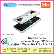 [Authentic] CLASY Ski-Thin Series 4-Corner Bumper TPU Case For Xiaomi Black Shark 3 / Black Shark 3S MH