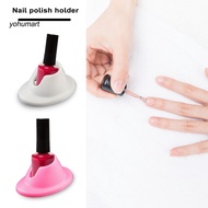 yohumart Nail Polish Bottle Holder Non-slip Plastic Nail Art Varnish Bottle Holder Anti-Spill Gel Nail Polish Display Stand Manicure Supplies for Home Use Nail Salon