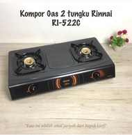 Kompor Gas 2 Tungku Rinnai RI-522C