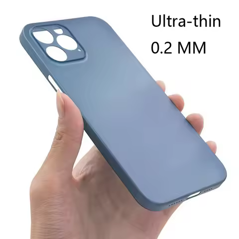 0.2 MM Ultra Thin Case For iPhone 13 Mini 12 11 Pro Xs Max X Xr SE 2020 7 8 6S Plus Transparent i ph
