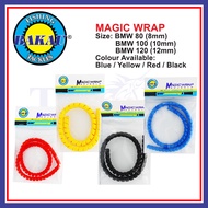 (8mm-12mm) Random Colour Bakau Magic Wrap Anti-Slippery Fishing Rod Handle Wrap Pembalut Pemegang Jo