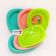 Candid Plastic Plates 3 Pcs - Seven7 Product