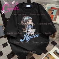Cupids New Jeans Hyein Fan Art T-shirt, Unisex Oversized Cotton, Casual Trendy K-pop Streetwear