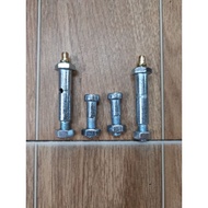 Shock absorber screw set, front fork of cub 81