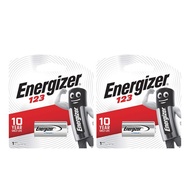 Energizer CR123 CR123A Lithium 3V Battery Pack [Bundle of 2]