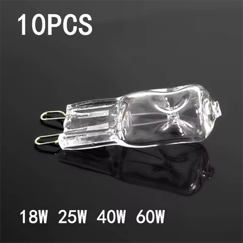 1/10PCS G9 Halogen Bulb 230V Eco-Friendly Crystal Lamp Inserted Beads LED Compatible Light Bulbs Cap