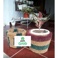 THICK COCONUT FIBER FLOWER POT COCOFIBER LIKE PLASTIC POT DIAMETER 25CM 25 CM