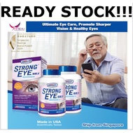 US Clinicals Strong Eye 60 sofgels 新加坡强效叶黄素改善近视夜视黄斑退化 *Eye Care, Lutein Zeaxanthin, Bilberry, Vitamin A* 123