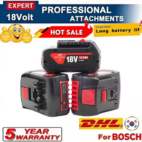 Suitable for Bosch 🛫18V battery, 12.0Ah for Bosch tool battery, compatible with Bosch 18V series bat