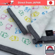 【Direct from JAPAN】Imabari Towel One-Sided Gauze Face Towel 34×78cm Chira Panda Made in Japan Camp Y