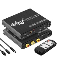 192Khz Digital-To-Analog Audio Converter ปริมาณรีโมทคอนโทรล3.5มม.แจ็คหูฟัง Dac Converter ไม่พร้อม Optical แถมสาย