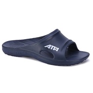 【ATTA】足底均壓 足弓簡約休閒拖鞋-深藍色