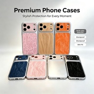 Luxury Lambskin Case For Samsung A57 A56 A54 A36 A17 A16 Shockproof Phone Cover Pengao