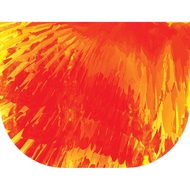 Angel of Fire - II - Worship Flags - Silk Printed Quill Wing Flags WXL-Quill