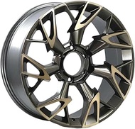 ATATQW 1pcs Alloy Wheels with PCD 6x139.7mm Car Wheels Multi Spoke for Replace or Repair Passenger C