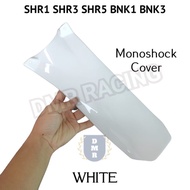 XGZ SHR1 SHR3 BNK1 BNK3 RNK250 Rear Monoshock Cover Projector White (Motocross China 250cc/Dirt Bike)