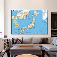 Standard Map Japanese Map (English Version),Road Map/Administrative Map/Geographic Map,Wall Art Hang