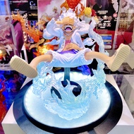 Luffy One Piece Doll Nika Lamp Holder Luminous Fifth Gear Art King Image Anime Figurine One Piece Fi