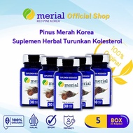 Merial Red Pine Korea - isi 30 Kapsul / Hancurkan Plak Kolesterol / Atasi hipertensi