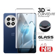 For 1+ OnePlus 13 12 OnePlus13 R 13R OnePlus12 1+13 5G 3D Curved Full Cover Tempered Glass Screen Pr