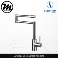 SUPERINO SR34169 Kitchen Sink Faucet Stainless Steel SUS 304 Pillar Mixer Tap